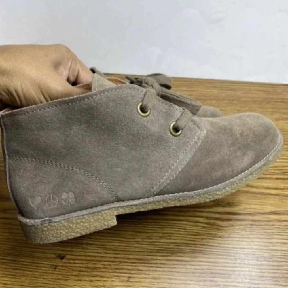 Lucky Brand Womens LP-Emillia Lace up Leather Ankle Boots  Chukka Style Size 6.5 - Picture 4 of 11